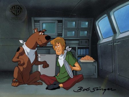 Scooby-Doo on Zombie Island Original Production Cel With Matching Drawing: Scooby and Shaggy Online Hot Sale