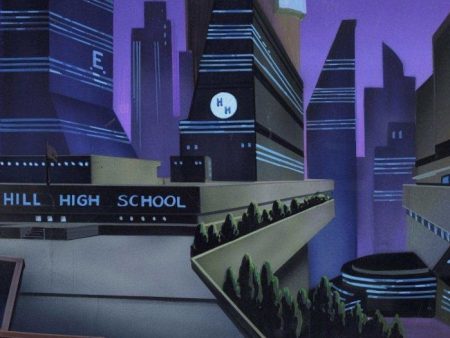 Batman Beyond Original Production Background on Sale