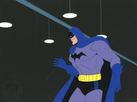 The New Batman Adventures Original Production Cel With Matching Drawing: Batman For Discount