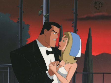 The New Batman Adventures Original Production Cel on Original Background: Bruce Wayne and Susan Maguire Fashion