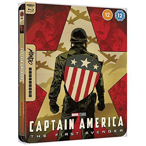 CAPTAIN AMERICA THE FIRST AVENGER 4K ULTRA HD MONDO ART #43 LIMITED EDITION STEELBOOK   INCLUDES 2D BLU RAY   REGION FREE Supply