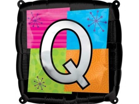 Letter Q Foil Balloon 45cm Online now