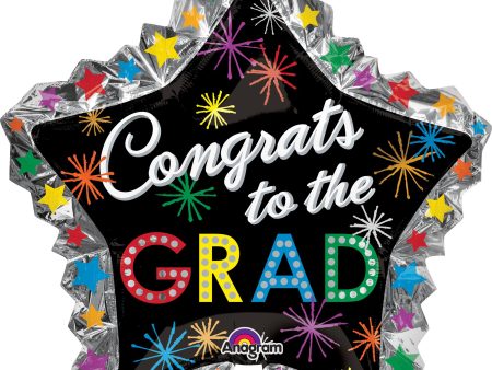 Congrats to the Grad Bursts SuperShape Balloon 34in Cheap