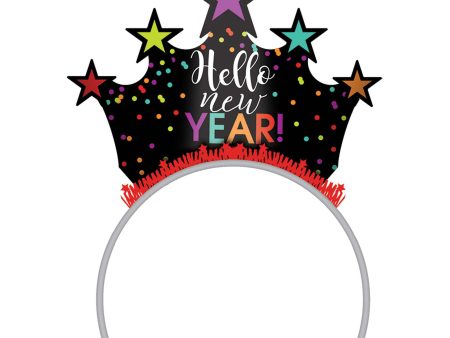 Happy New Year Tiara Multi Color For Discount