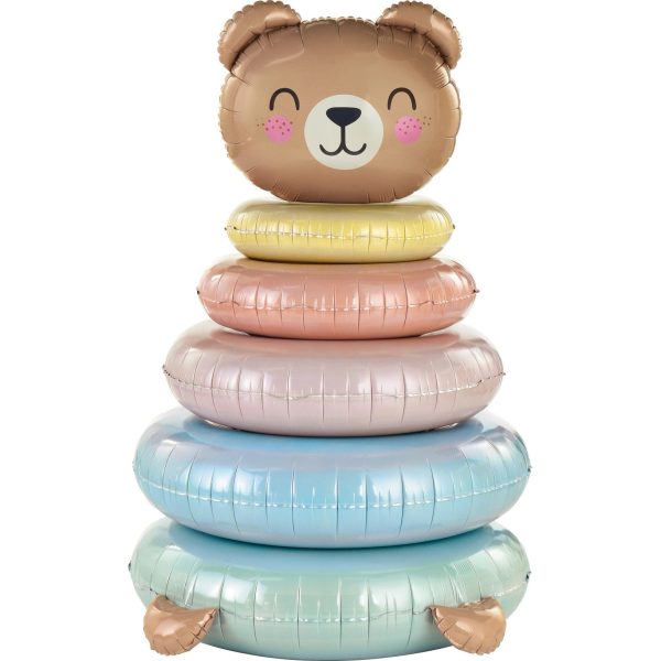 Bear Stacker Large Foil Balloon 32in Online now