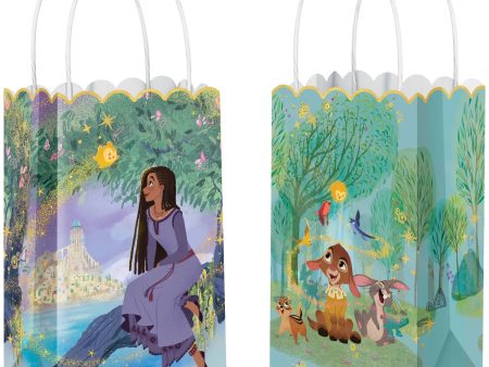 Disney Wish Printed Kraft Paper Bag 5in x 8.25in 8pcs Hot on Sale