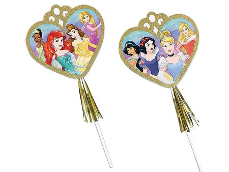 Disney Princess Once Upon A Time Paper Wand Favors 8pcs Online Hot Sale