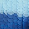 Mix It Up Blue Ombre Tissue Paper Disc Party Backdrop Decoration For Discount