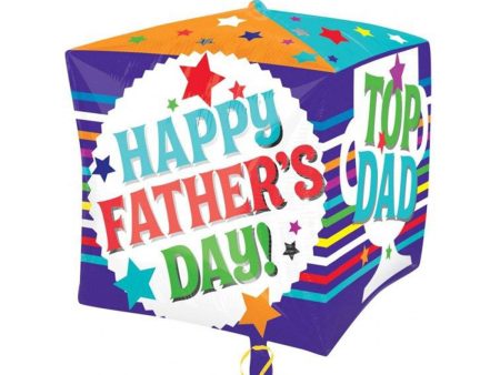 Father s Day Messages UltraShape Cubez Balloon 15in Online now