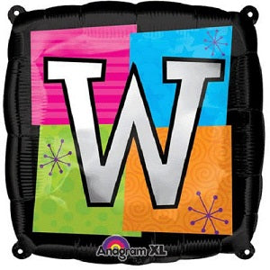 Letter W Foil Balloon 45cm For Sale