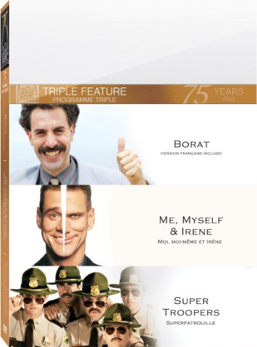 20TH CENTURY FOX TRIPLE FEATURE - BORAT ME, MYSELF & IRENE SUPER TROOPERS Discount